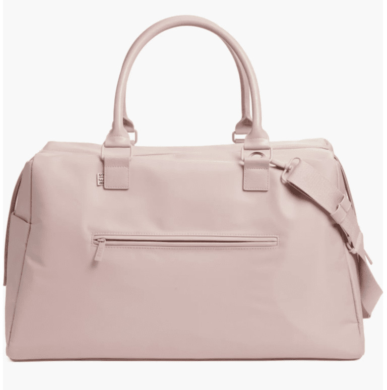 beis duffel bag